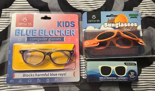 Three sets kids glasses - sets, of