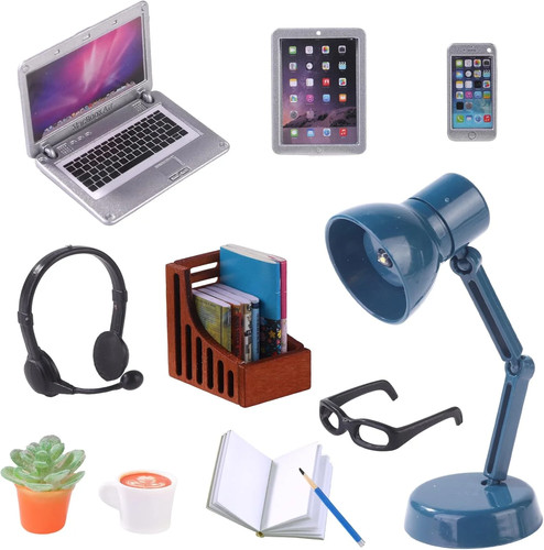 17pcs dollhouse laptop - laptop, &