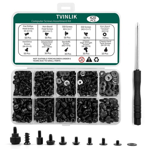 420pcs computer screw kit - computer,